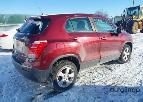 2016 Chevrolet Trax 1Ls из США, поврежденный, VIN 3GNCJNSB5GL276944